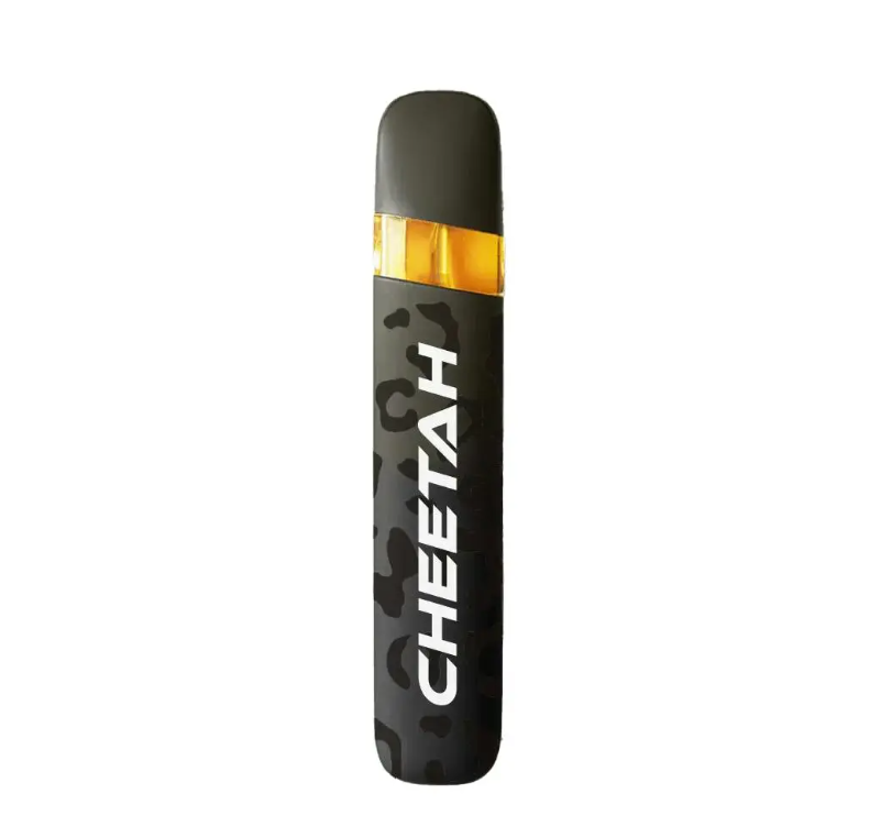 Photograph of product: Cheetah Garlic Glaze Live Rosin AIO Disposable 1g