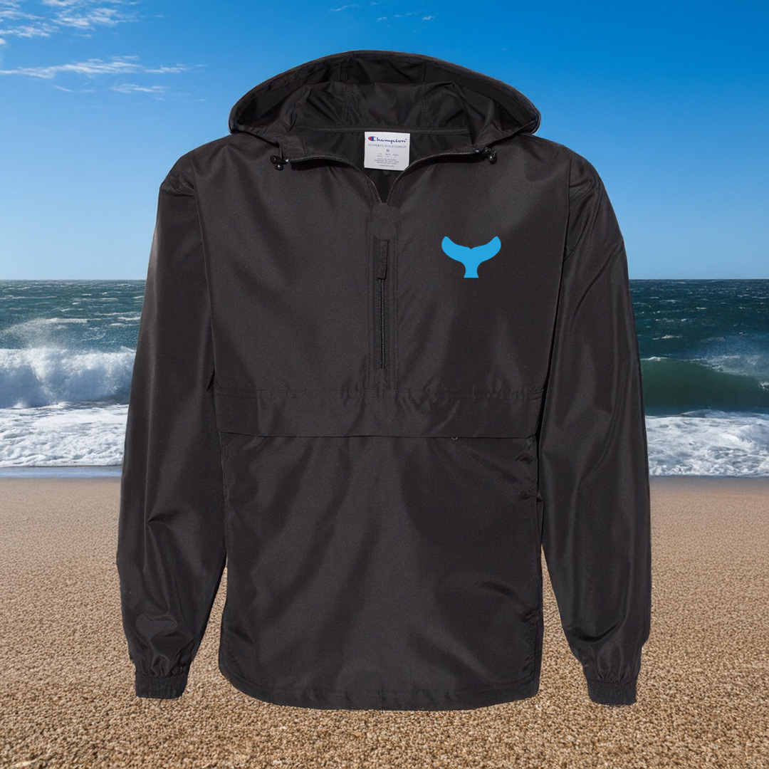 Photograph of product: Hoodie | Zip Jacket | Packable Anorak | Black | M