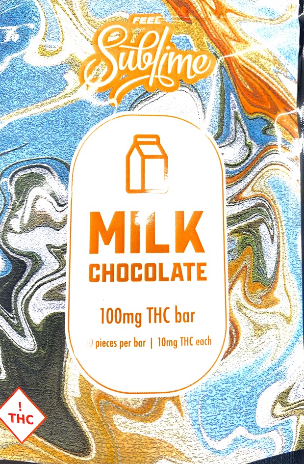 Photograph of product: Milk Chocolate Bar (100MG)