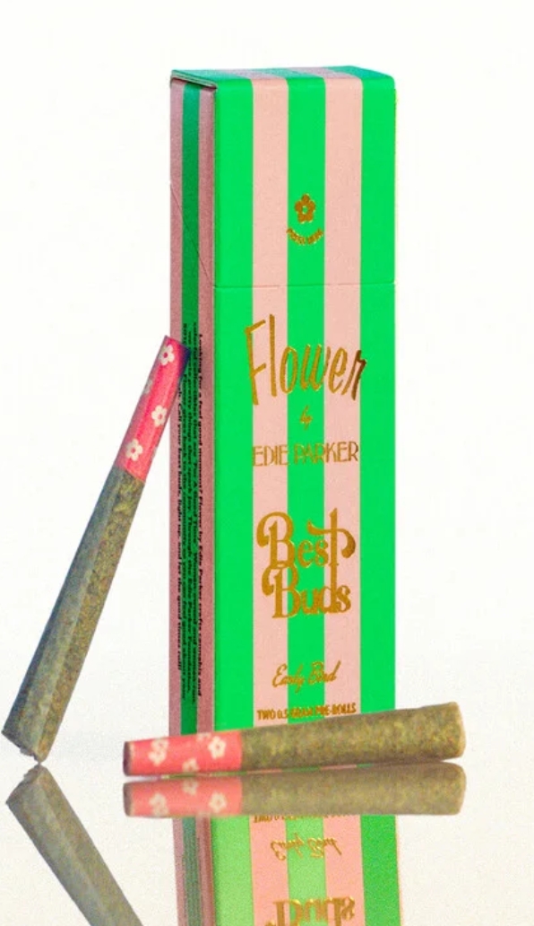 Photograph of product: Edie Parker "Best Buds Early Bird" Pre-Roll Pack | 2pk (0.5g) | Lemon Fresh