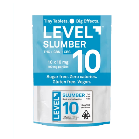 Photograph of product: SLUMBER TH-oui+CBN+CBG (10 X 10MG) TABLETS