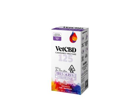Photograph of product: VETCBD | 20:1 Regular Strength Tincture | 125mg CBD/6.25mg TH-oui