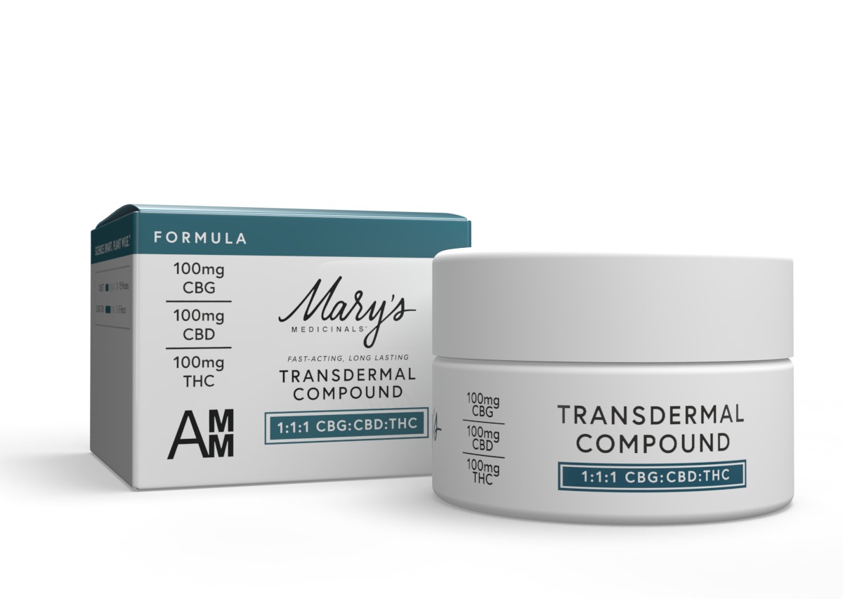Photograph of product: Dark Horse Mary's Transdermal Compound FORMULA - 1:1:1 CBG:CBD:TH-oui