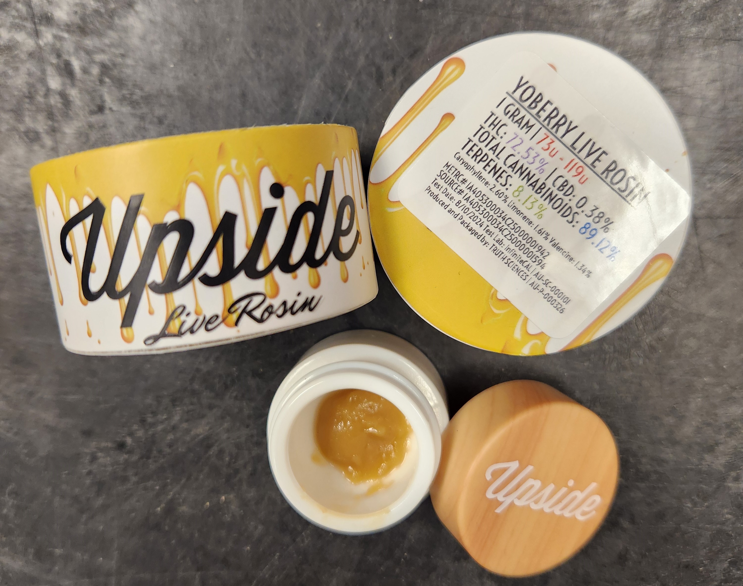 Photograph of Product: Upside - YoBerry - Live Rosin