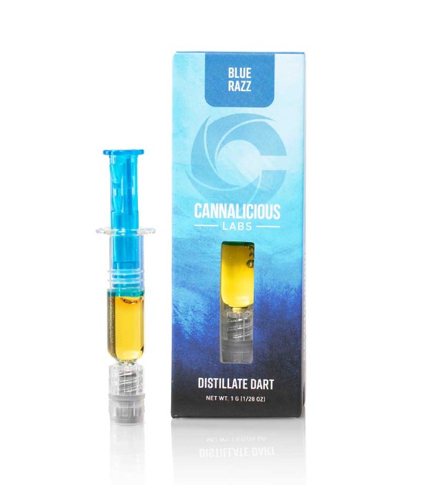 Photograph of product: Cannalicious | Blue Razz | 1g Distillate Dart