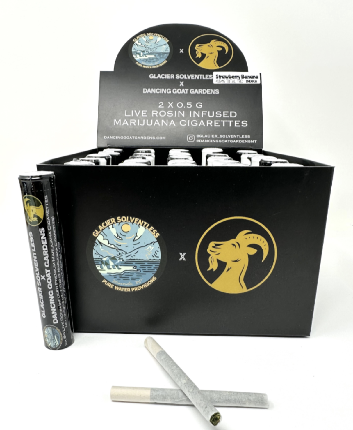 Photograph of Product: Warhead - LIVE ROSIN INFUSED PRE-ROLLS