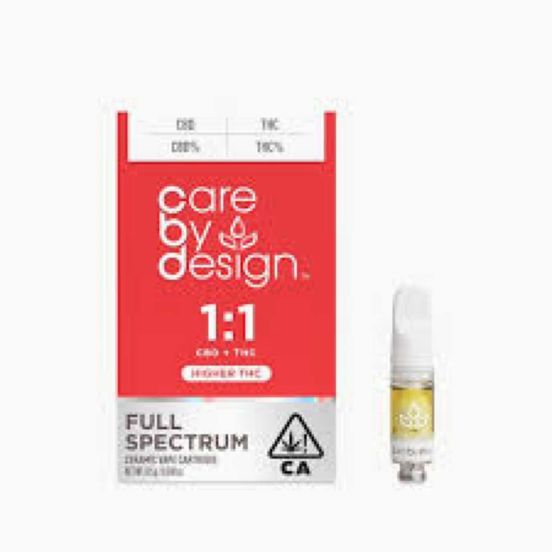 Photograph of product: [Care By Design] CBD Cartridge - 1g - 1:1 - 