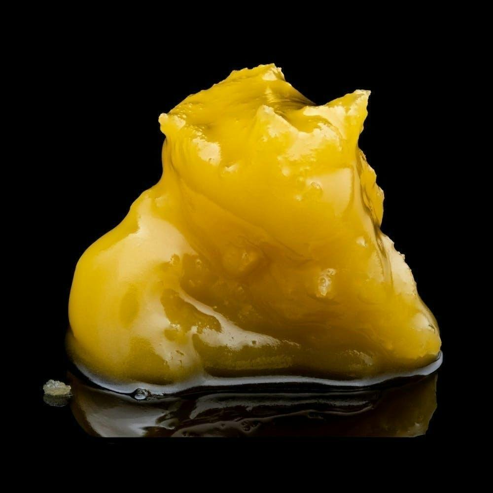 Photograph of product: Green Dot Black Label Live Resin- Strawberry Beach