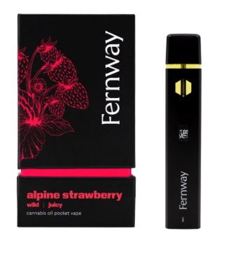 Photograph of product: Fernway Alpine Strawberry Disposable /300mg