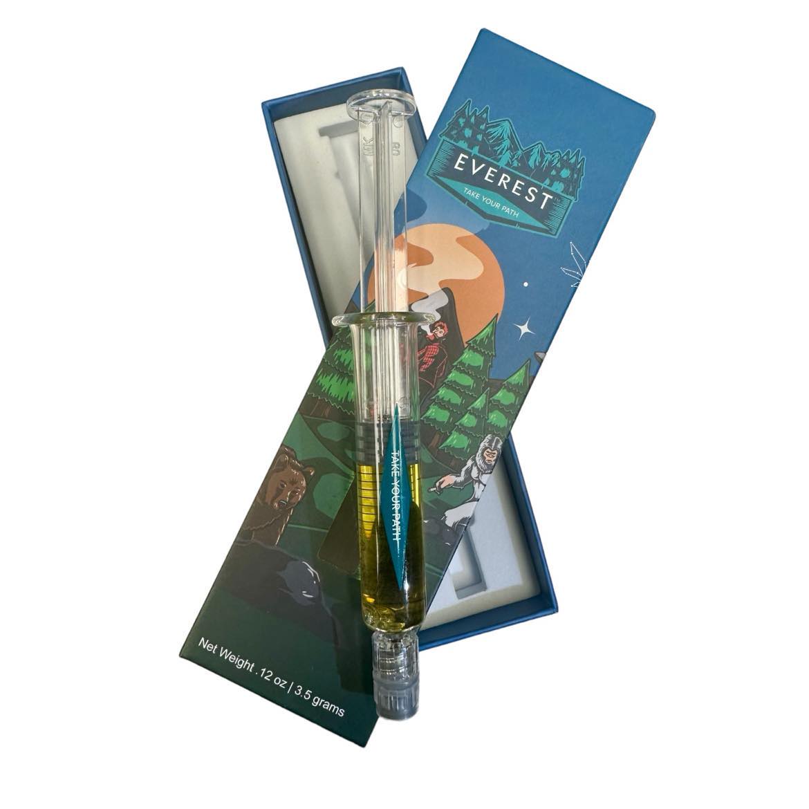 Photograph of product: Strawberry Cough Baller Distillate Syringe