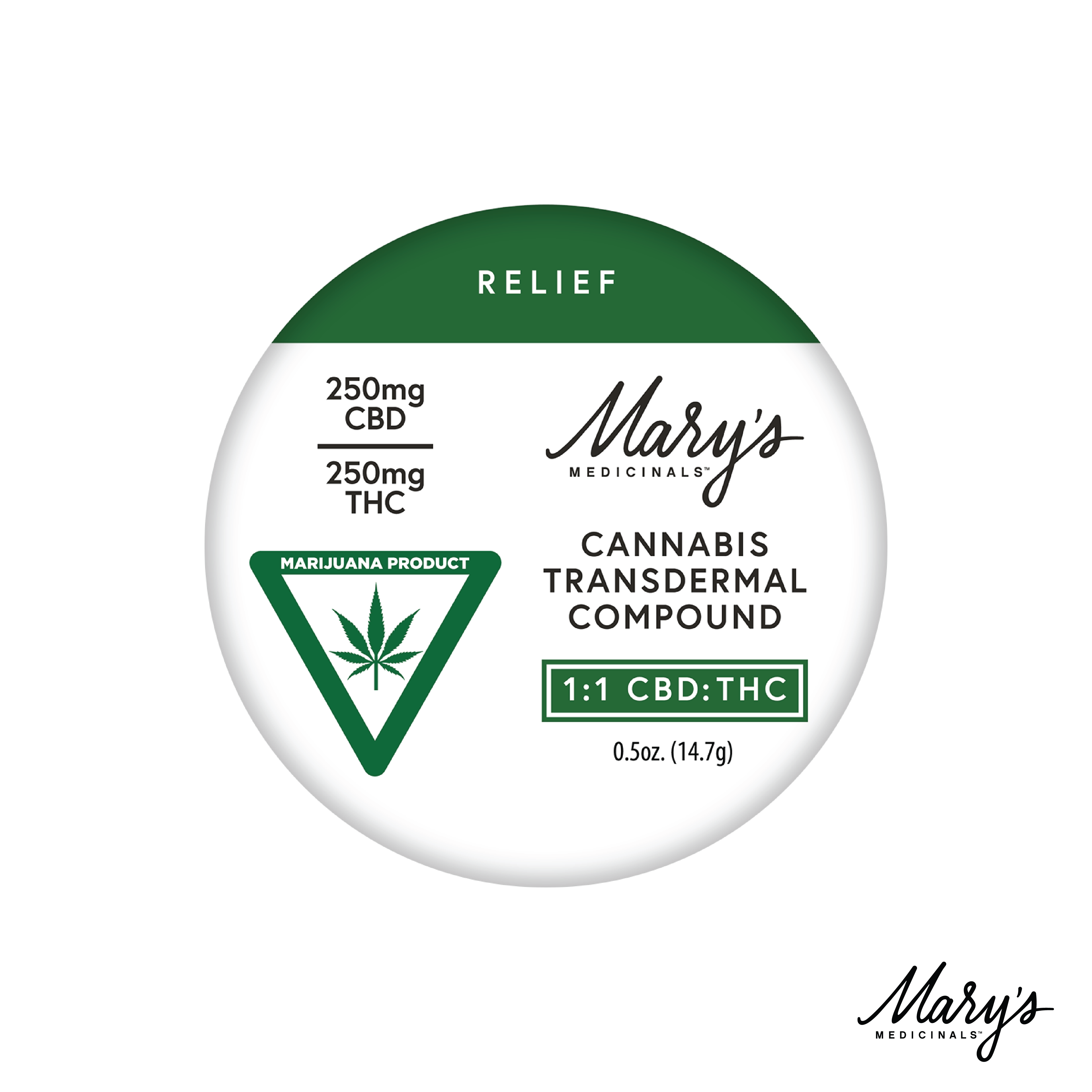 Photograph of product: Mary's | Transdermal Mini Compound | TH-oui