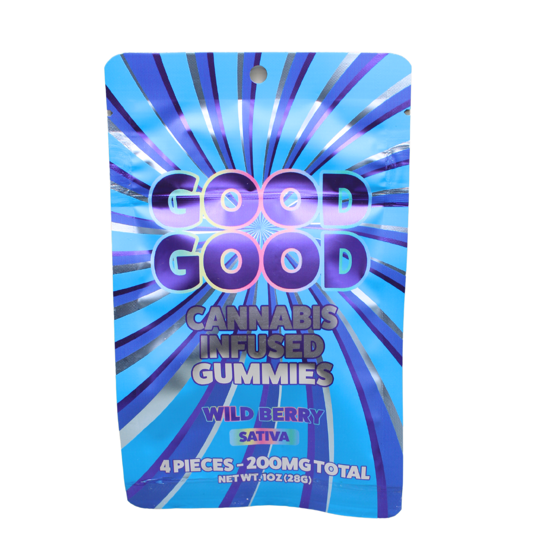 Photograph of product: Good Good - 200mg Gummies 4pk - Wildberry