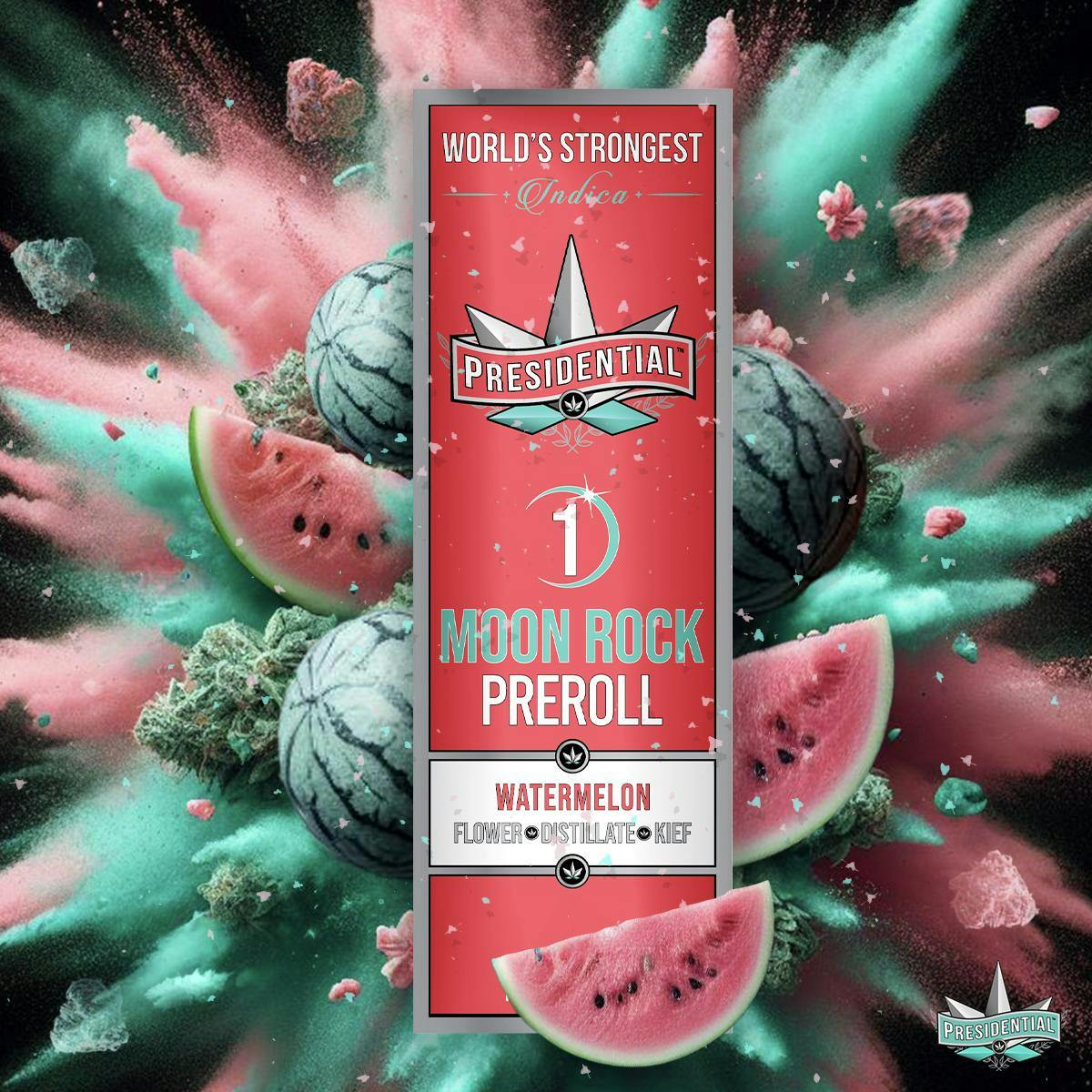 Photograph of product: Presidential | Watermelon | Infused Blunt | 1.5g