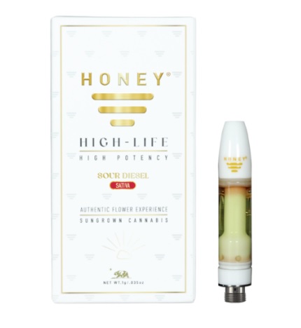 Photograph of product: Sour Diesel Distillate Cartridge | 1g - Honey