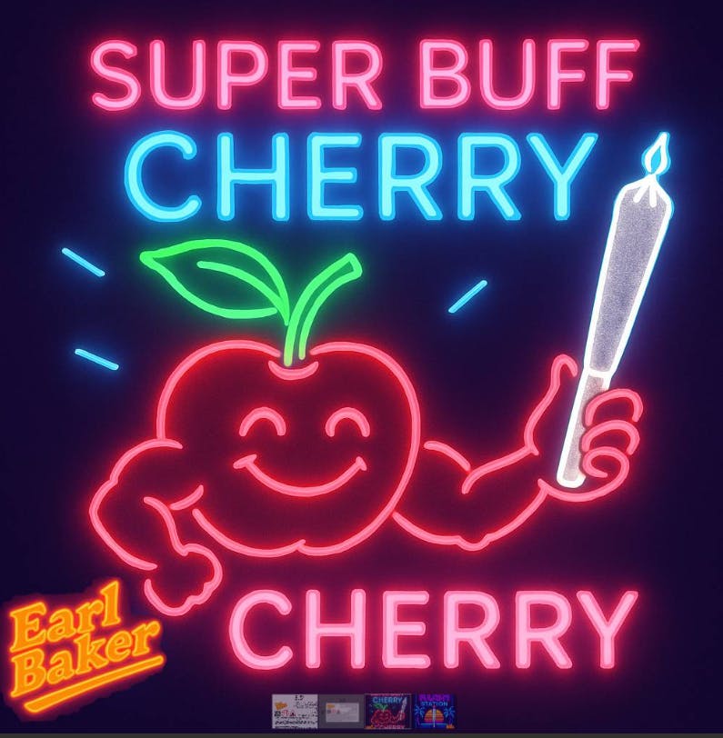 Photograph of product: Earl Baker Pre Roll 1g Super Buff Cherry (H)