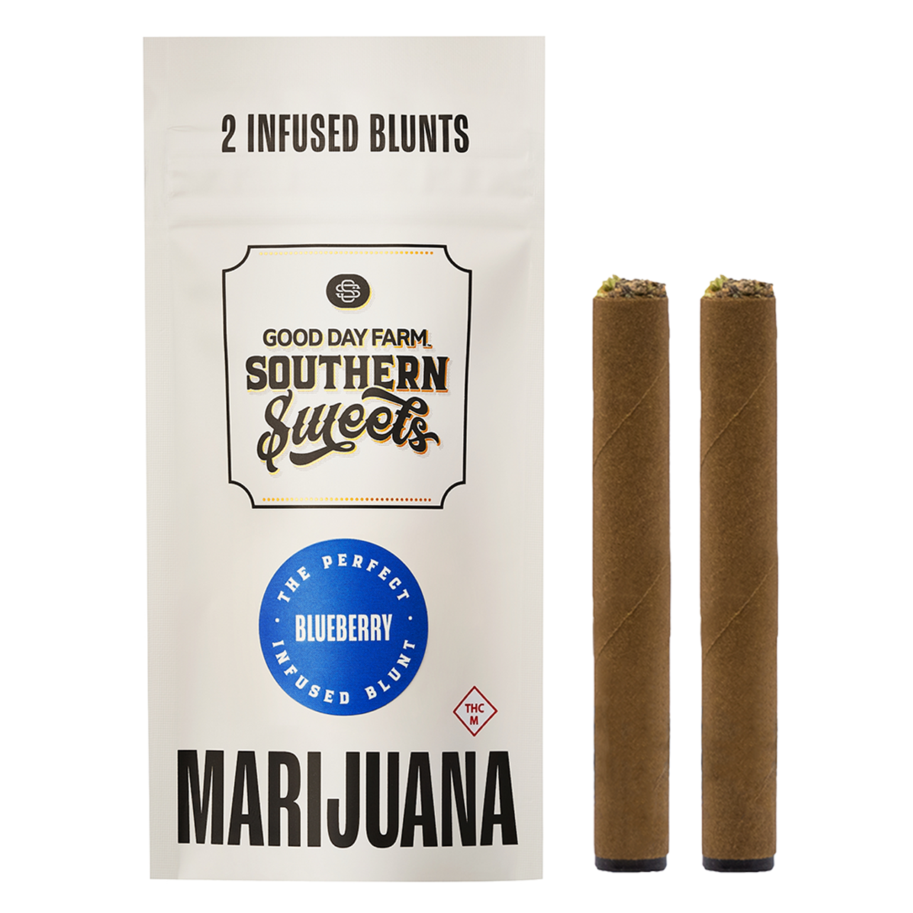 Photograph of product: GOOD DAY FARM - SPRITZER X BLUEBERRY 2PK INFUSED BLUNT 2G HYBRID