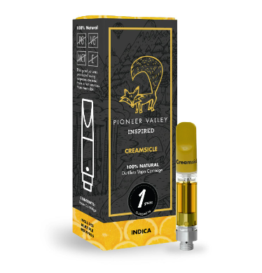 Photograph of product: Pioneer Valley Creamsicle 1g Cartridge