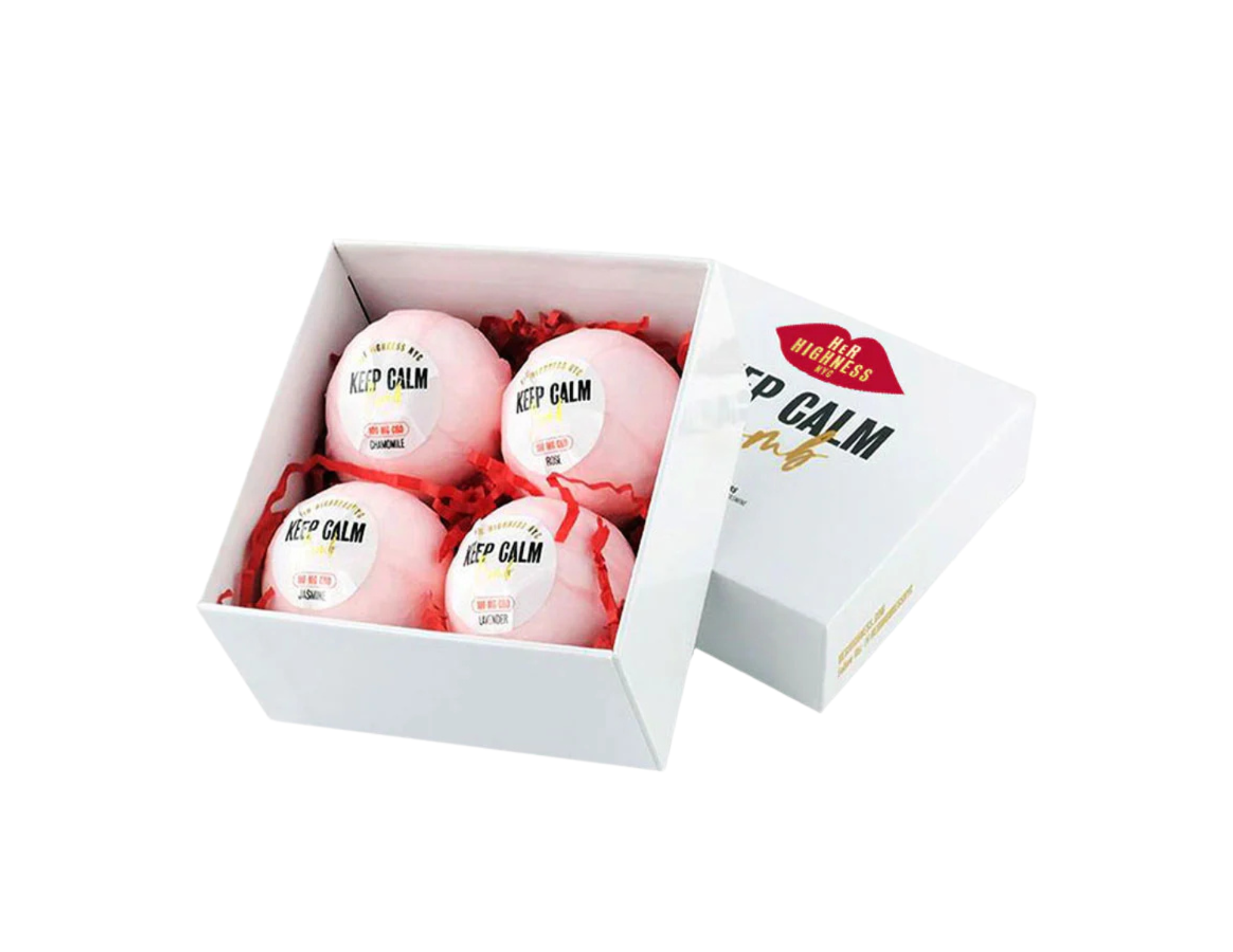 Photograph of product: Her Highness-Keep Calm Bath Bomb 4 Pk