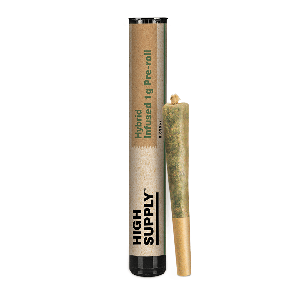 Photograph of product: High Supply | 1g Infused Preroll | Kush Cream
