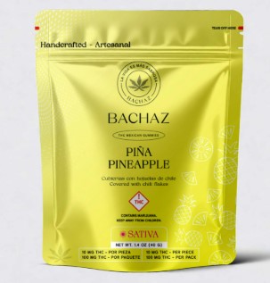 Photograph of product: Bachaz Gummies - Pineapple - Oui'd