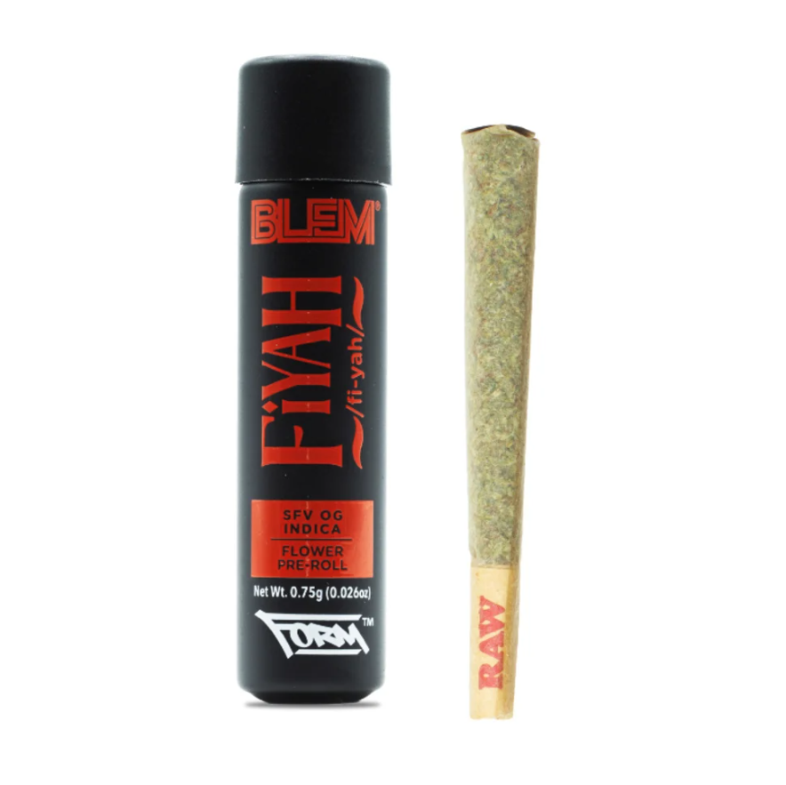 Photograph of product: BLEM | Fiyah - .75g Pre Roll