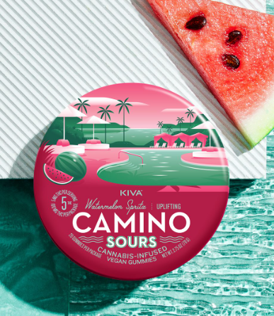 Photograph of product: CRESCO - KIVA CAMINO SOURS WATERMELON SPRITZ (10PK) (100MG) (S)