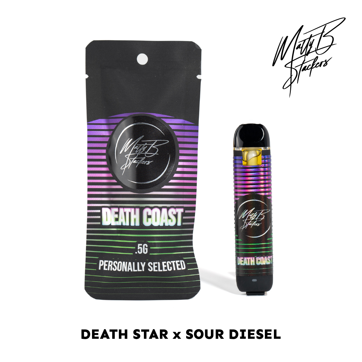 Photograph of product: Matty B - Deathcoast Live Rosin Disposable 0.5g