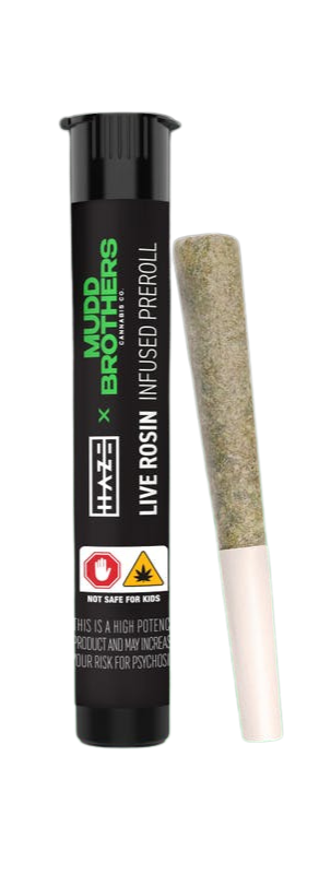 Photograph of product: Mudd Brothers | Sundae Sherbert x Zero Gravity | Pre-roll | Infused | 1G