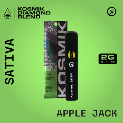 Photograph of product: Kosmik | Apple Jack Liquid Diamond Blend Disposable | 2.0g