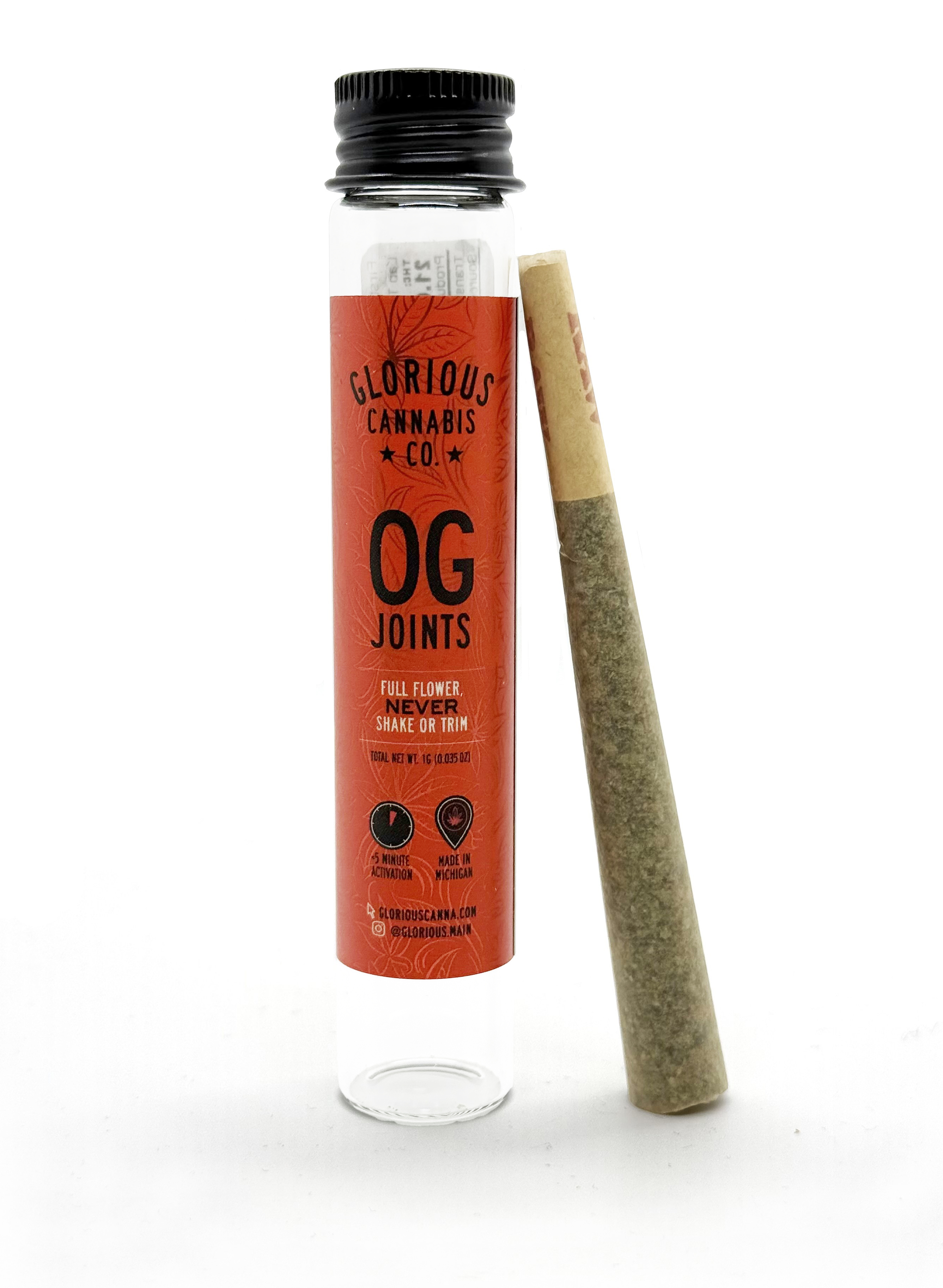 Photograph of product: Glorious Dawg Waltz Preroll Rec