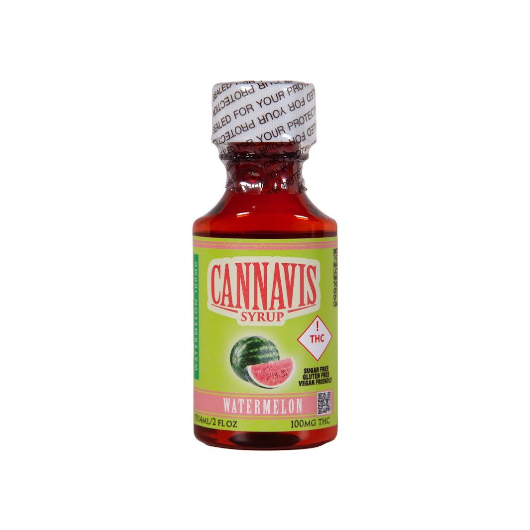 Photograph of Product: Cannavis | 100mg Syrup | Watermelon