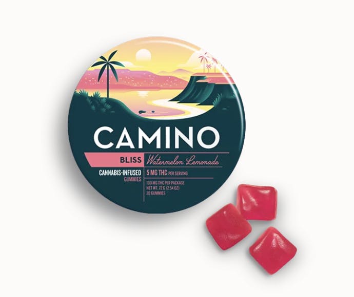 Photograph of product: Camino I Watermelon Lemonade (H) 20pk 5mg Gummies