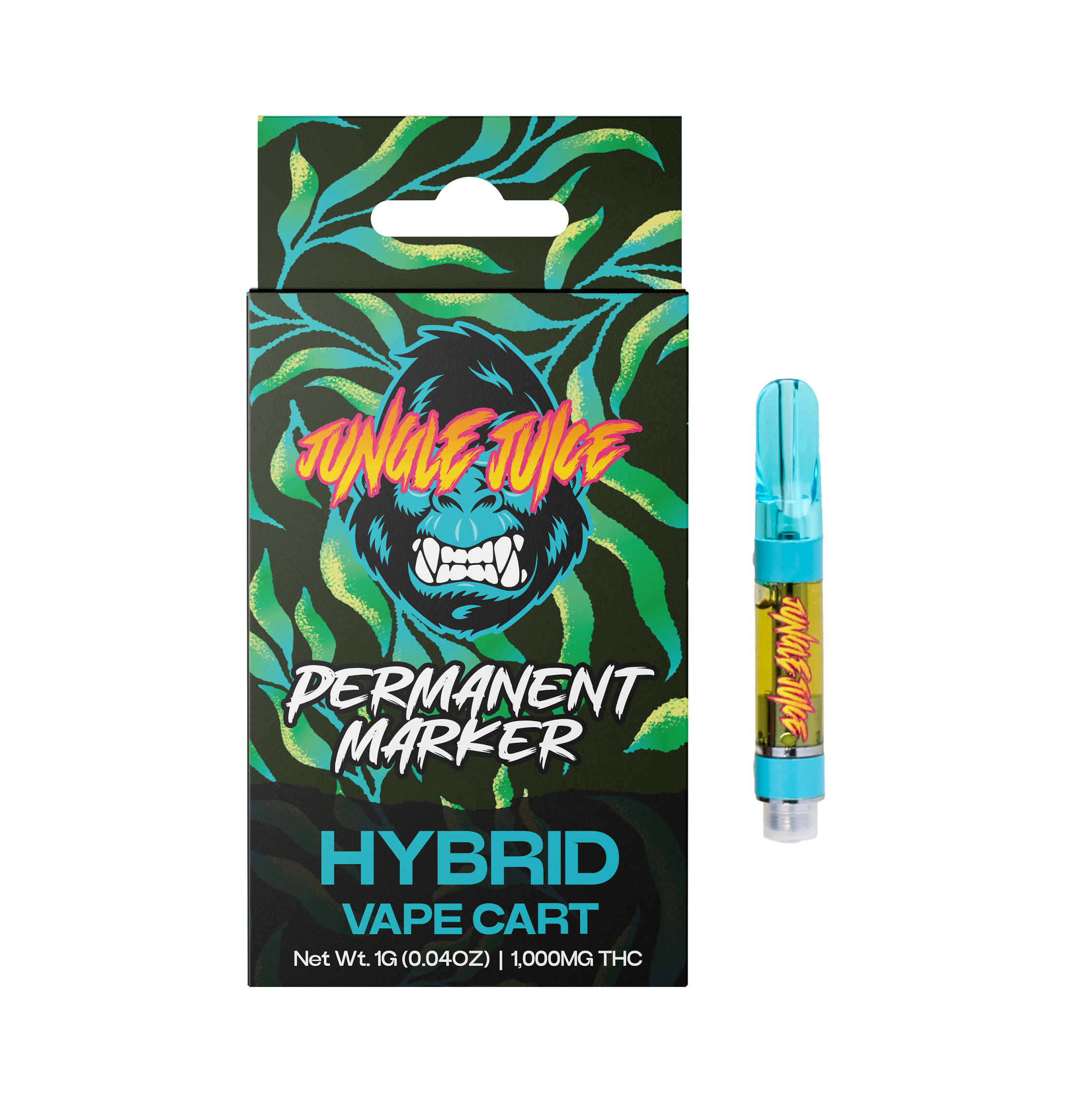 Photograph of product: Jungle Juice | 510 Vapor Cartridge | Permanent Marker