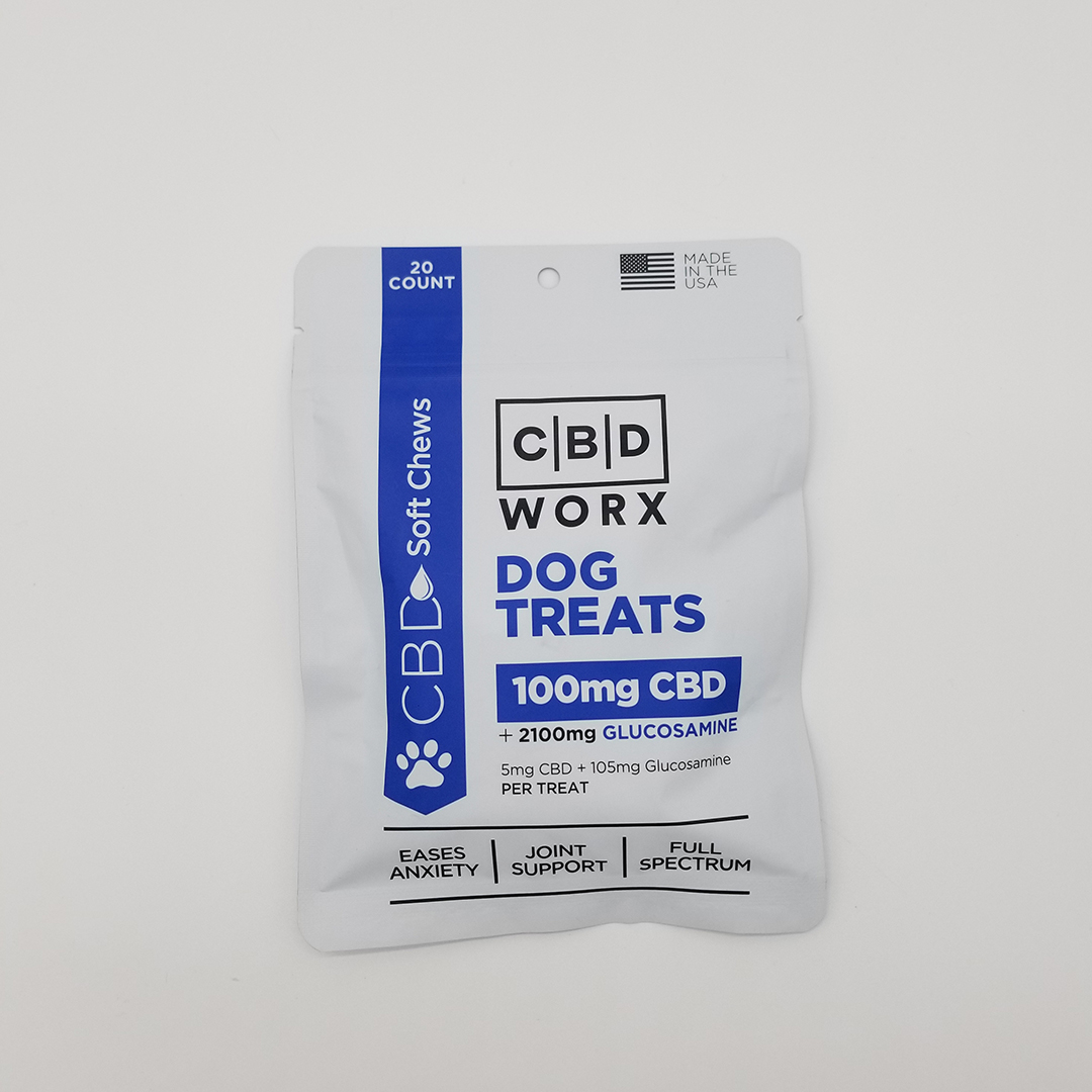 Photograph of product: CBD WORX DOG Treats 100mg 20ct