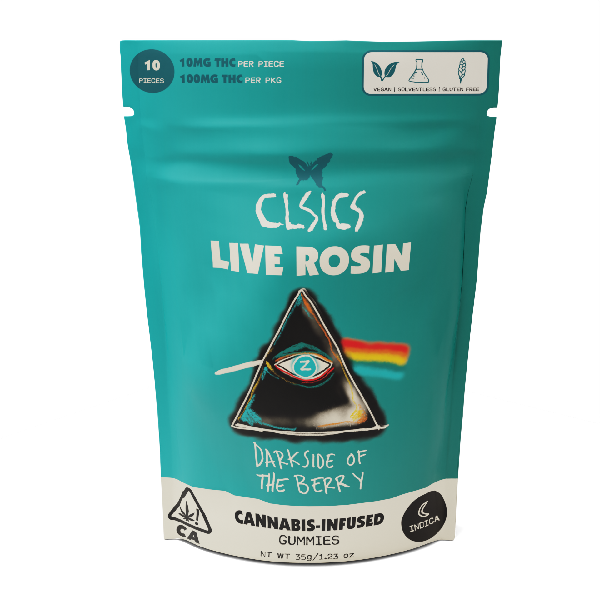 Photograph of product: CLSICS - Berry Prism (Oui'd) Live Rosin Edible 100mg