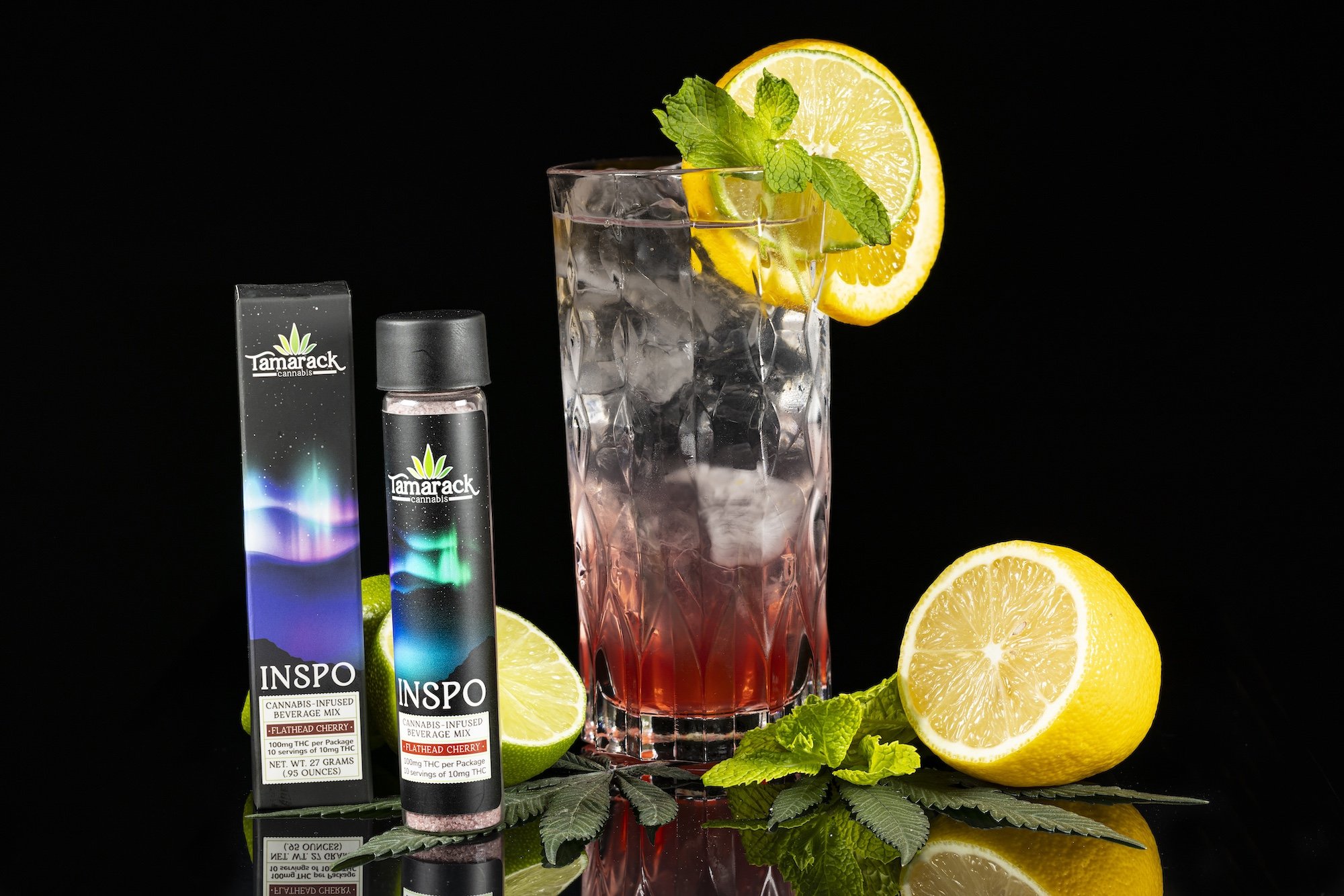 Photograph of product: Flathead Cherry Drink Mix: Tamarack