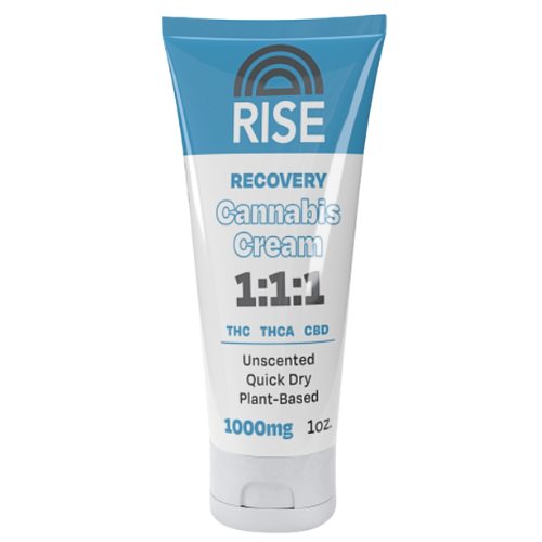 Photograph of product: Rise Recovery Oui'd Cream 1:1:1 TH-oui : TH-ouiA : CBD 1000mg