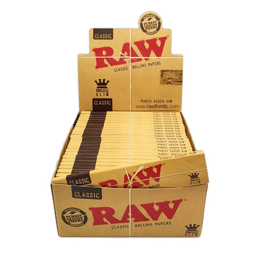 Photograph of product: RAW Classic - King Size Rolling Papers