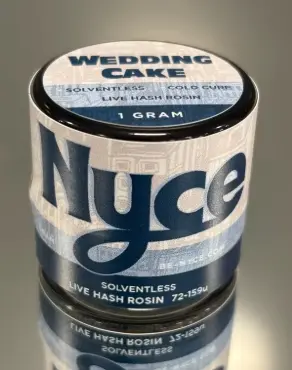 Photograph of Product: NYCE - Wedding Cake - Rosin Jar