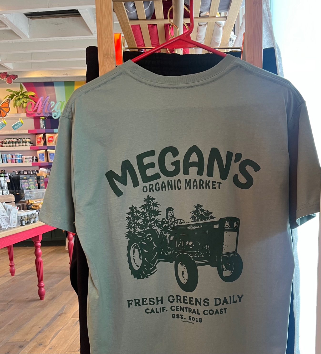 Photograph of product: Farm Fresh T Shirt   Sage   2xl