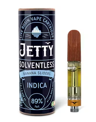 Photograph of product: BANANA SLIDERS SOLVENTLESS CARTRIDGE 1G