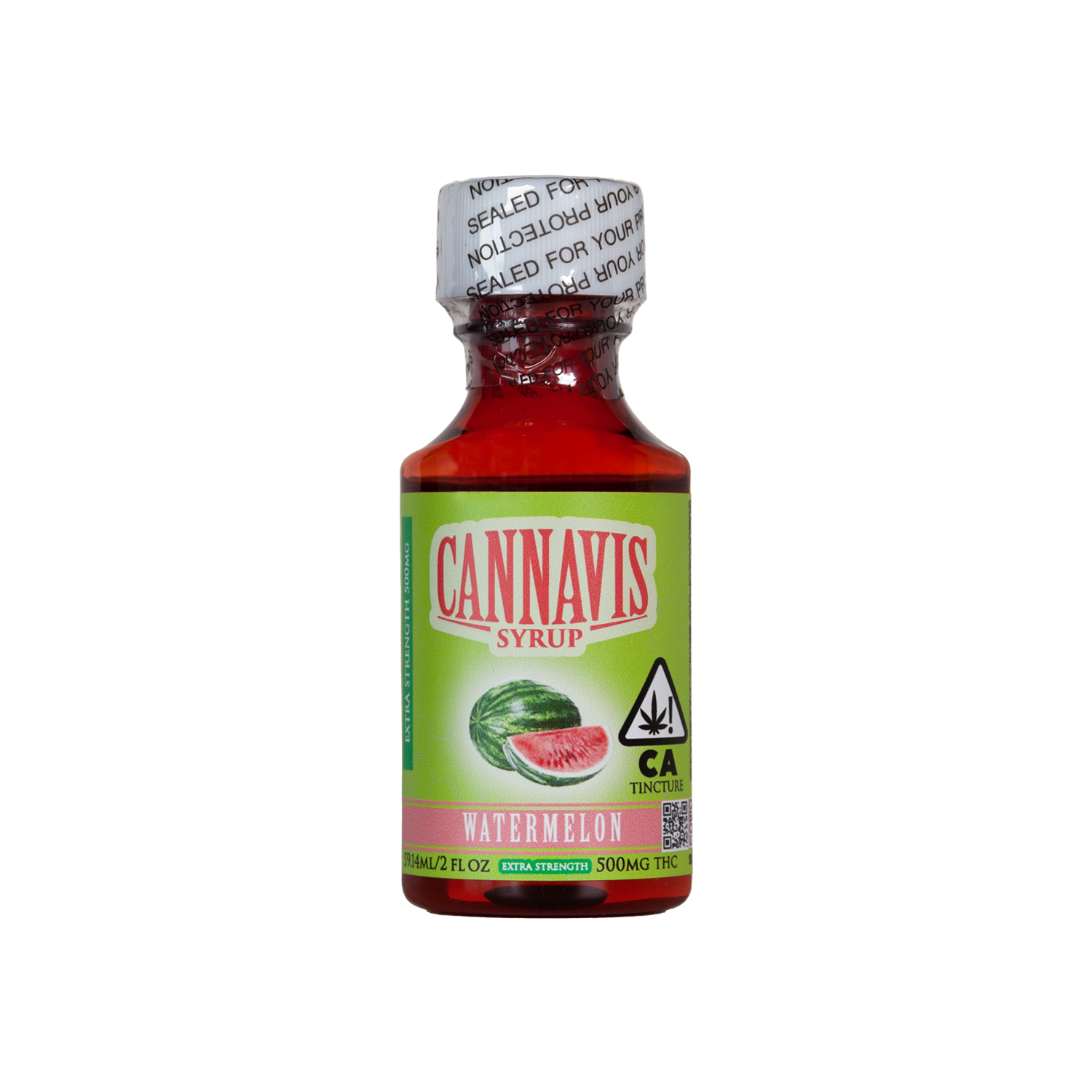 Photograph of product: Cannavis Extra Strength Syrup 500mg - Watermelon (H)