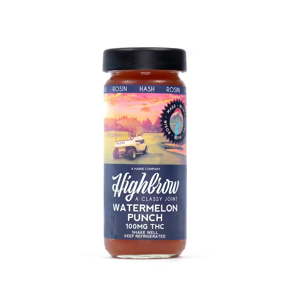 Photograph of product: Highbrow - Watermelon Punch - au chocolat Rosin - 100mg