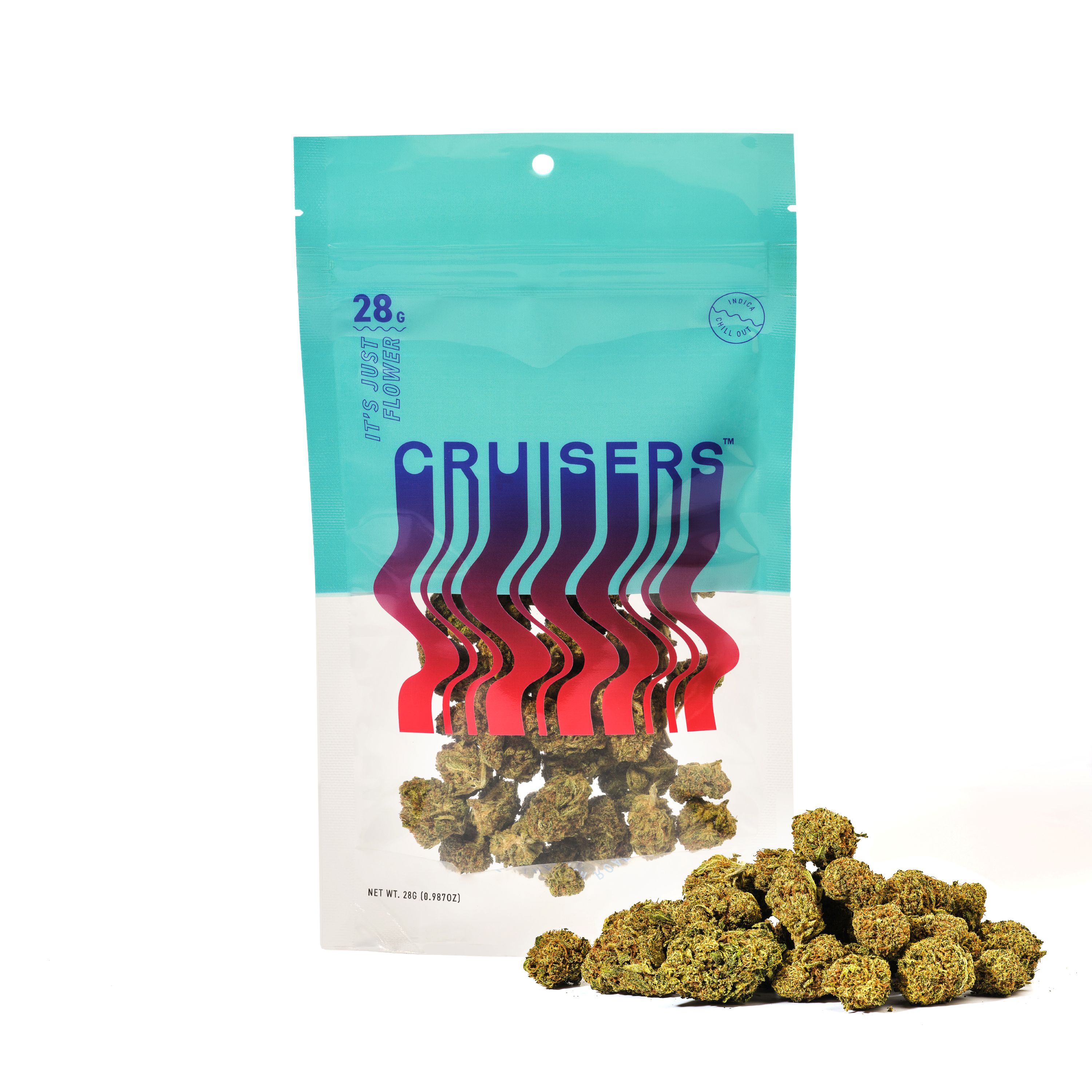 Photograph of Product: CRUISERS FLOWER - APPLE FRITTER 28G