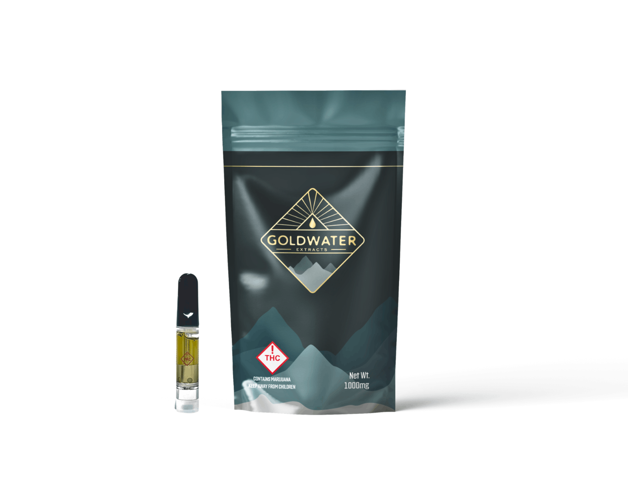 Photograph of product: Goldwater Violet Daze Oui'd Cartridge 1g