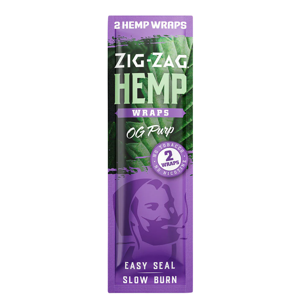 Photograph of product: Zig Zag | OG Purp | Hemp Wraps 2PK