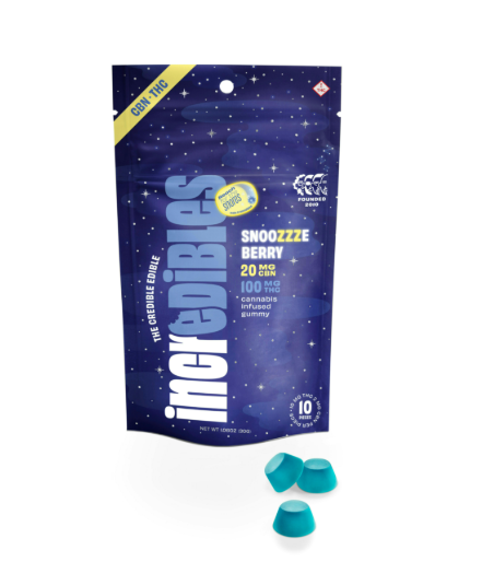 Photograph of product: Snoozzzeberry | 5thc : 1cbn | 10pk | 120mg