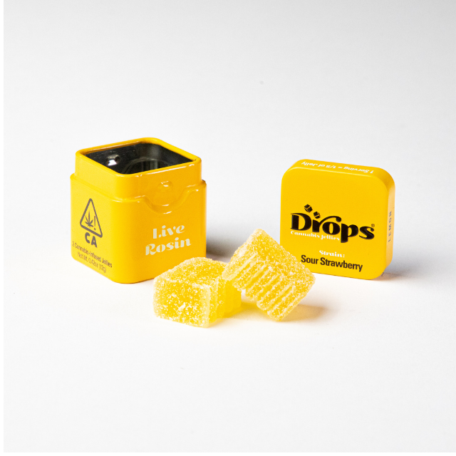 Photograph of product: 2CT- LEMON- SOUR STRAWBERRY- JELLIES