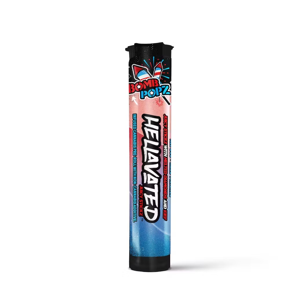 Photograph of product: Hellavated: Bomb Popz 1pk/ - Infused PreRoll