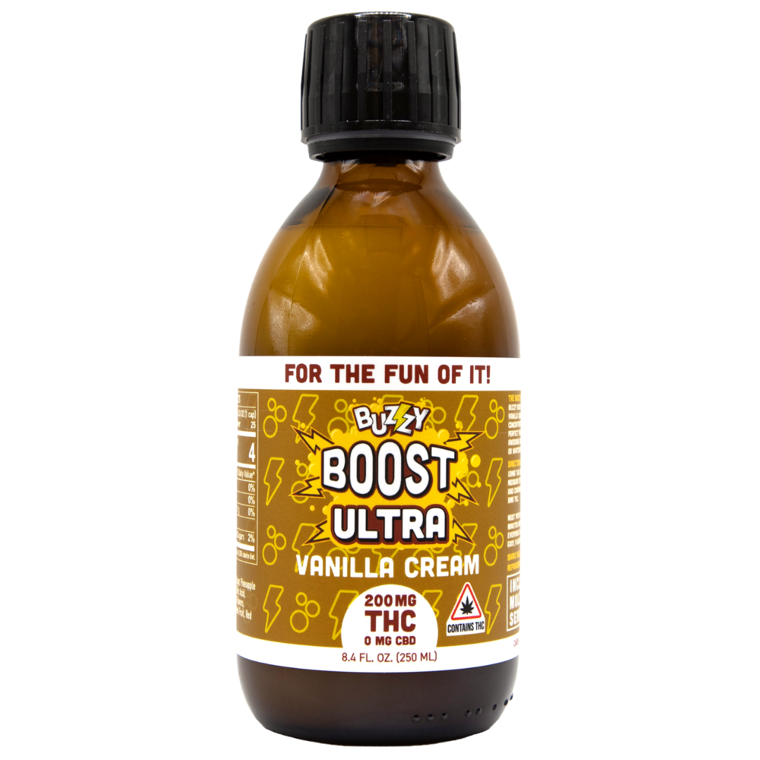 Photograph of product: Buzzy BOOST Vanilla Cream - 200mg/1pk
